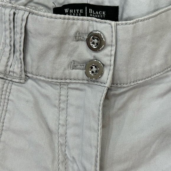 White House Black Market Womens Size 4 Bermuda Shorts Double Front Button - Picture 3 of 9
